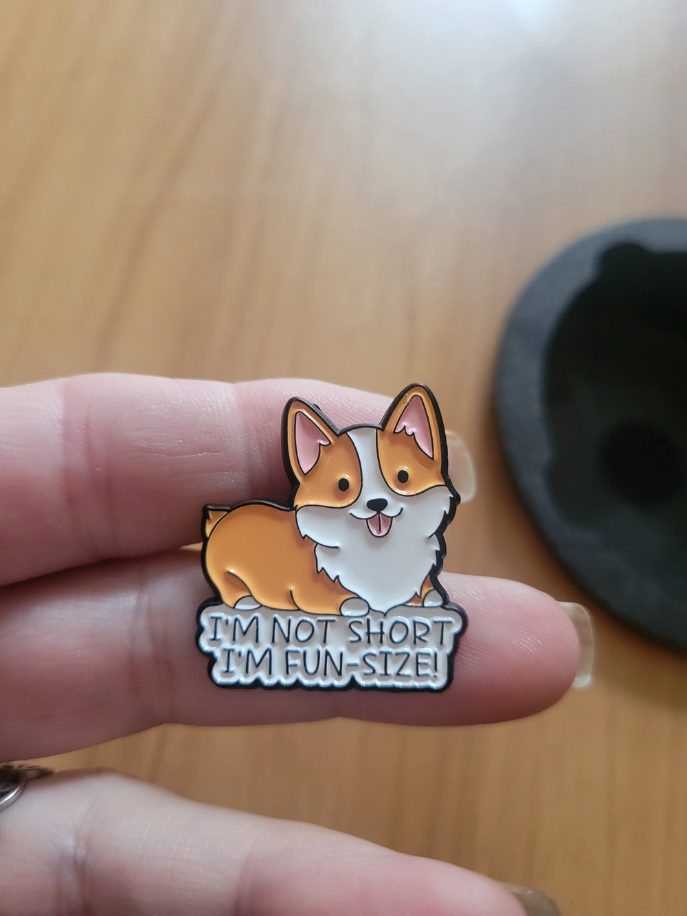 👻BUY 1 GET 1 FREE👻 Corgi Enamel Brooch in Orange & White
